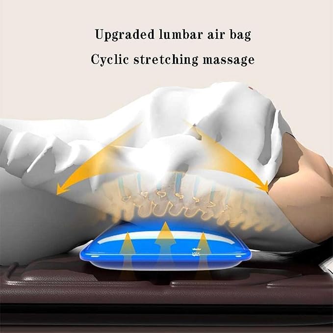 Massage Mat Full Body Back Massagers with Heat20 Neck Kneading Massage HeadsMassage Mattress Pad for BackWaistLegsMuscle