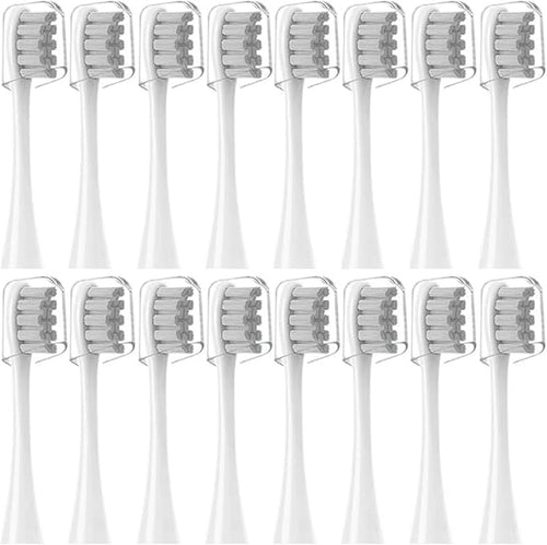 16pcs Replacement Brush HeadsCompatible for Oclean Sonic X/Pro/ Z1/ SE F1 One PW01/03/05/07/09 P5 Electric Toothbrush(16 Black)