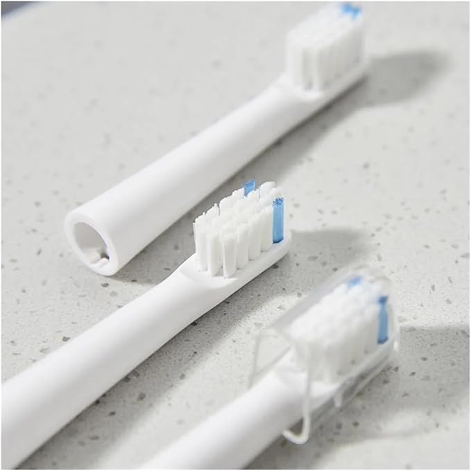 10PCS Electric Toothbrush Replacement Heads for Realme N1 N2 RTX2103 SN301 Soft Bristle Nozzles(10pcs White)