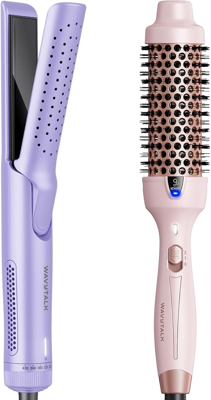 Wavytalk Cool Curl Airflow Styler and Blowout Express Ionic Thermal Brush