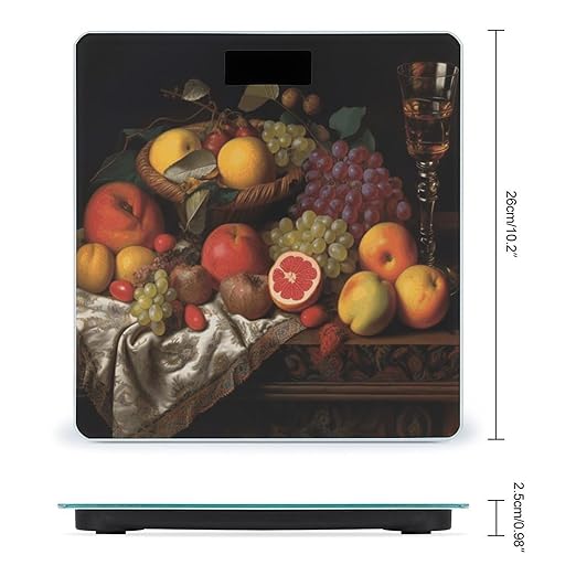 Fruit Weight Scale for Body Weight Digital Bathroom Scale High Capacity Accurate Digital Weighing Scales and Easy-to-Read on Backlit LCD Display Scales