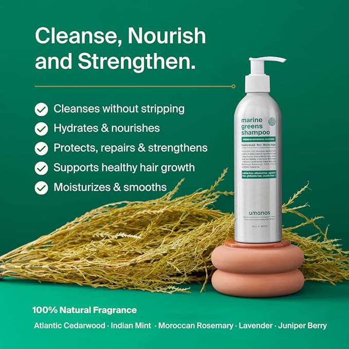 umanos Superfood Body Wash Shampoo &amp Conditioner Set Plant Based Nourishing Body Cleanser Salon Quality Performance Good for All Skin and Hair Types