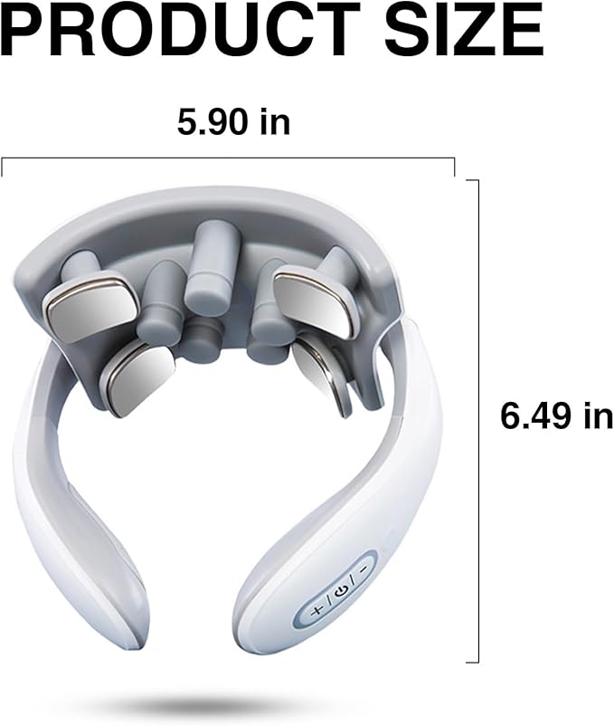 Intelligent Electric Neck Massager With Heat for Pain Relief - Multiple Mode Massager for Neck and Shoulder