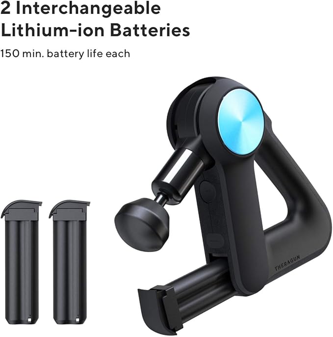 TheraGun Pro Handheld Deep Tissue Massage Gun - Bluetooth Percussion Massage Gun &amp Personal Massager for Pain Relief &amp Circulation in Neck Back Leg Shoulder and Body (Black - 4th Gen)