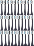 Replacement Toothbrush Heads Compatible for T301/T302/T501/T501C(Purple-30pcs)