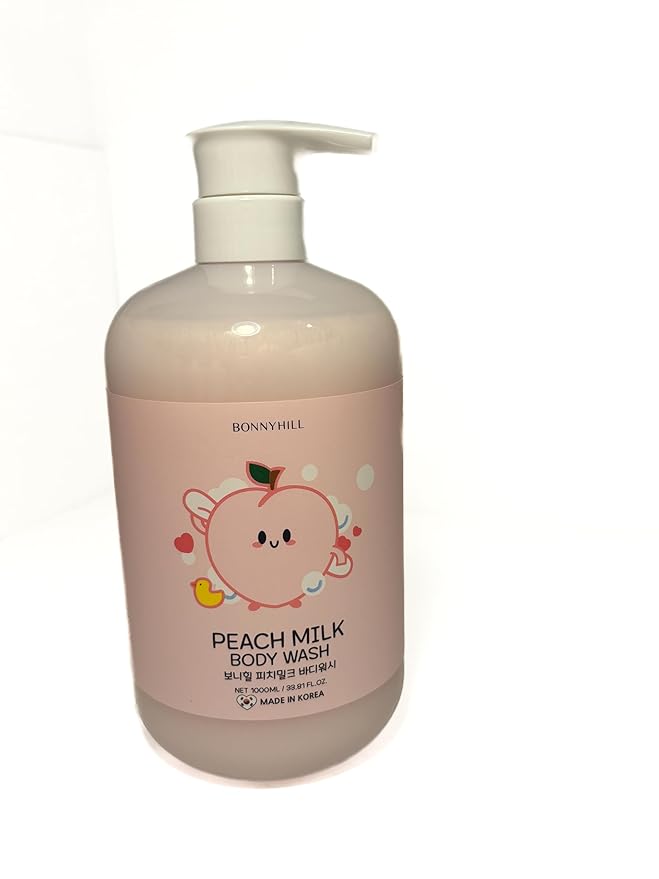 PEACH MILK Body Wash Made In Korea (Pack Of 1) 33.8Fl. Oz.