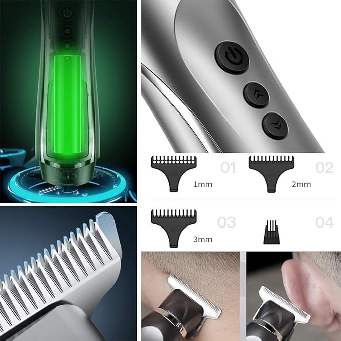 Nose Hair Trimmer USB Rechargeable Ear and Nose Hair Trimmer for Men Professional Painless Nose Hair Remover 4 in 1 Mens Grooming Kit with Electric Ear Hair Trimmer