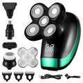 Head Shavers for Bald Men 5 in 1 Multi Grooming Kit Digital Display Electric Shaver Hair Trimmer Beard Electric Razor Wet Dry Men Facial &amp Body Shaving Machine