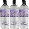 Lavender Chamomilla Body Wash for Women and Men - Nourishing &amp Moisturizing - All Skin Types - Paraben-Free – Vegan (Lot of 3)