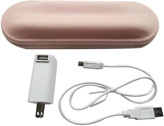 HX9210 Travel Charger Case w/AC Charger+USB Cable Replacement for Philips Sonicare DiamondClean Sonic Toothbrush HX9382HX9372HX9362HX9360(Gold)