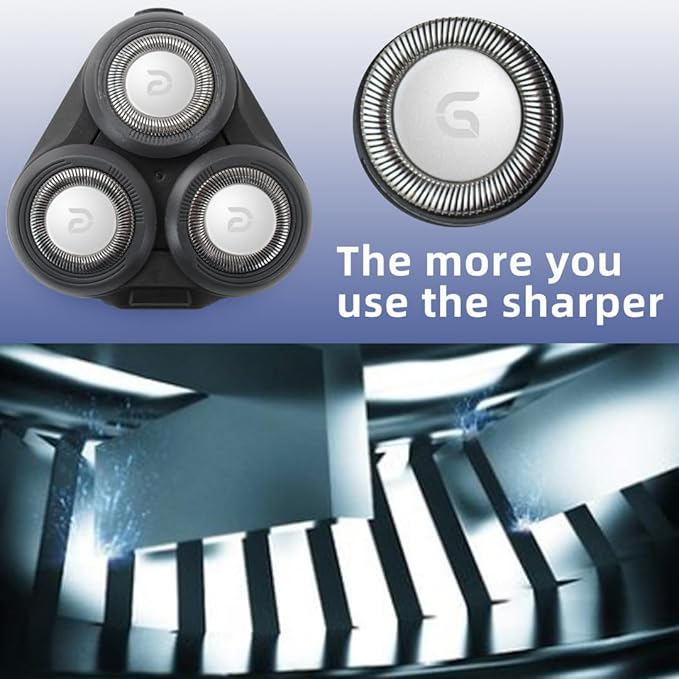 2024 New Complete Head Assembly Replacement for Philips Norelco Series 5000 Shavers S5310 S5320 S5330