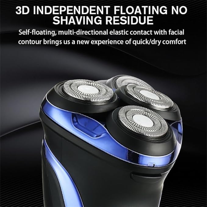 Electric Shavers for Men Electric Shaver Professional Razor Waterproof Beard Trimmer Rotary 3D Floating Shaving Rechargeable Electric for Men