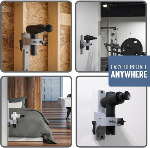 12” Rail | Rail for Massage Gun Holder | Rail for Adjustable Back Massage Gun Mount | Hands-Free Self-Massage | for Theragun &amp Most Massage Guns