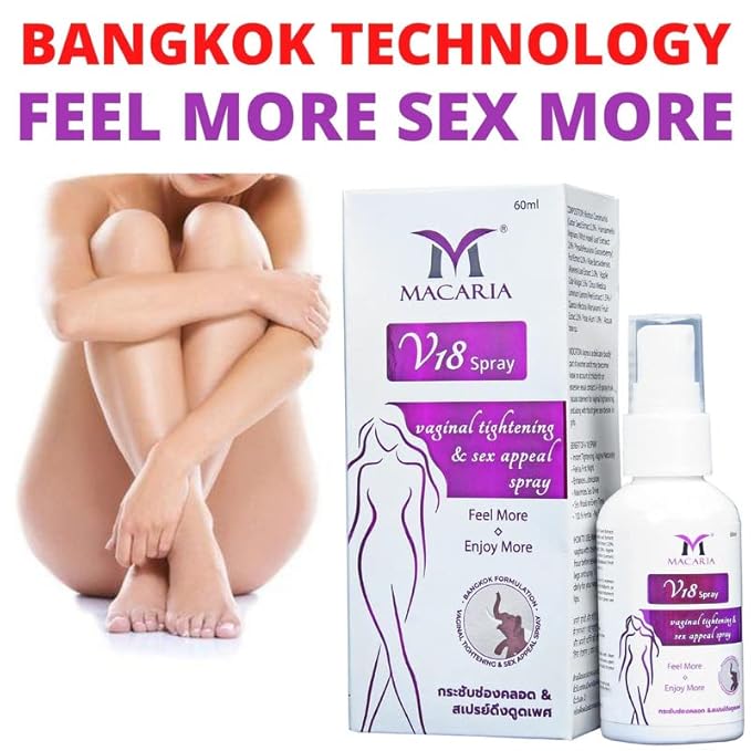 MACARIA Vaginal Pussy Yoni Tightening Shrink Spray for Women Intimate Parts Feminine Care for Porn Actress