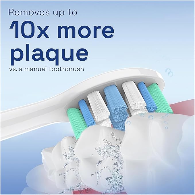 Replacement Toothbrush HeadsCompatible for with Soft Electric Brush Head 4100 6500 6100 7500 5300 1100