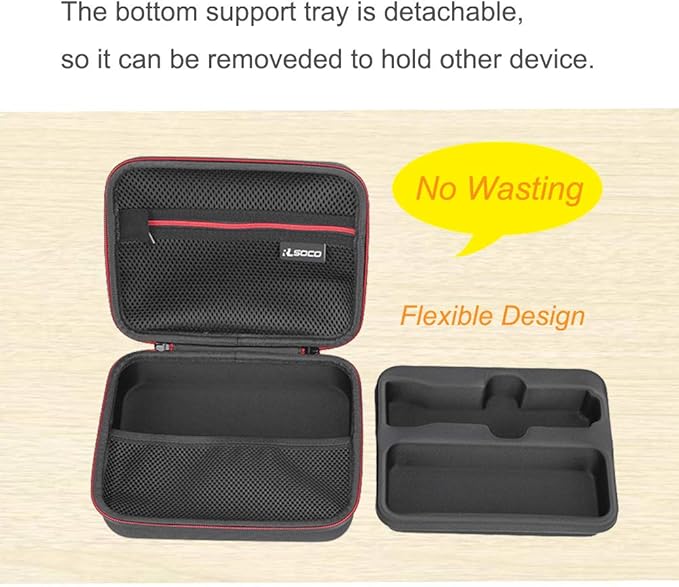 RLSOCO Hard Case for Wahl USA Stainless Steel Lithium Ion 2.0+/2.0+ Slate/Cordless Beard Trimmer for Men Storage Case for Wahl Model 9864SS/9864/9818A (Case Only)