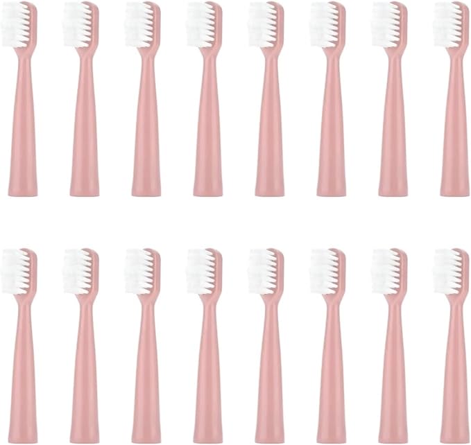 Replacement Toothbrush Heads Compatible for S12/ XM-806/ALY-HYS01W Electric(16PINK)