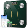 INSMART Smart Scale for Body Weight Digital Bathroom Scale with BMI Muscle Mass Bluetooth Body Fat Scale17 Body Composition Analyzer with Smart APP Sync Weight Scale 400 lbs (Green)