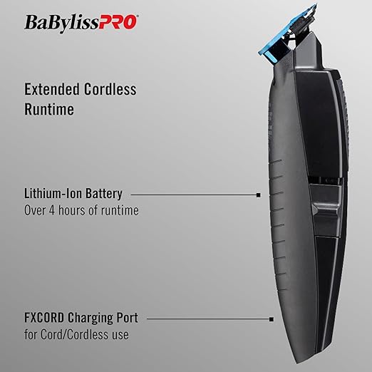LithiumFX Cord/Cordless Lithium Ergonomic Hair Trimmers for Men