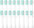 Toothbrush Soft Bristle Brush Heads Compatible for HX3120 HX3130 HX3216 HX3226 HX3240 HX3250 HX3260 HX3631(16pcs)