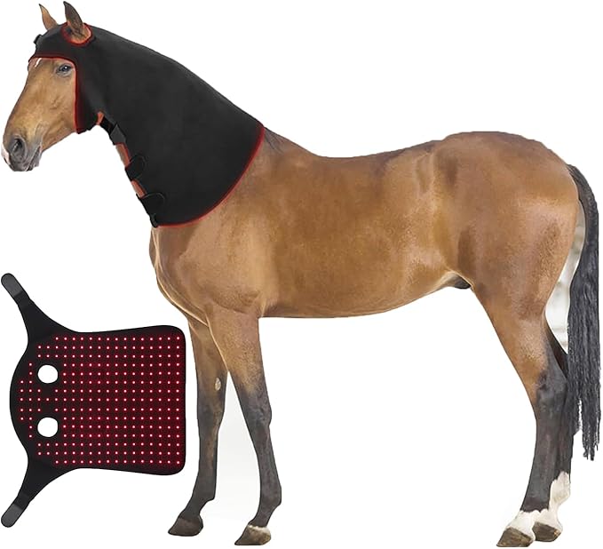 Portable Red Light LED Horse Therapy Device for Horse Muscle Recovery and Head Infrared Light Therapy Wearable Device (1pc)