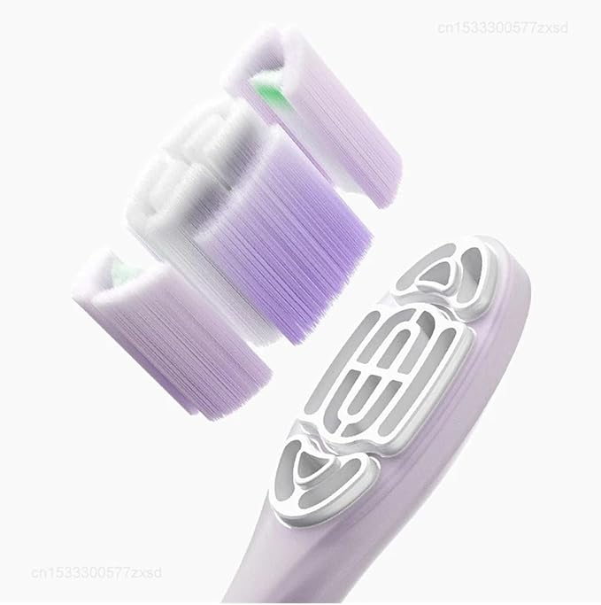 Toothbrush Replacement Heads (Soft &amp Clean)Compatible for MES609 MES610 MES613(3pcs)(Clean Heads)