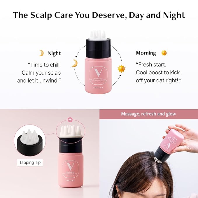 VODANA Professional Hair Irons Bundle Soft Bar Flat Iron 1.5inch Milktea Rose Heat Balance Blockingloss Scalp Tonic