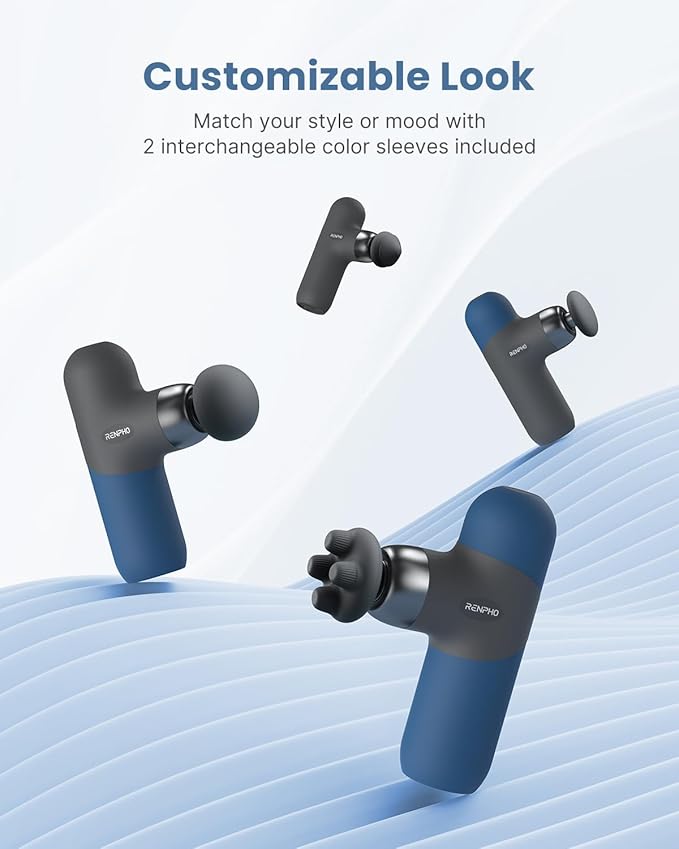 RENPHO Active Mini Thermacool Massage Gun Mini Thermal Massage Gun with Heat