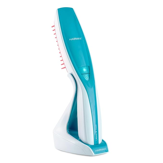 Hairmax Ultima 9 Classic LaserComb -(FDA Cleared) Laser Hair Regrowth Treatment Device for Men &amp Women - Reverses Thinning Hair Loss - Red Light Therapy to Stimulate Hair Growth - Cordless Design