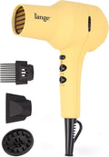 L'ANGE HAIR PowerStyle Turbo Ionic Hair Dryer | 1875 Watt Professional Blow Dryer with Diffuser &amp Concentrator | Multiple Heat &amp Speed Settings for Fast Drying | Salon-Grade Styling Tools Yel