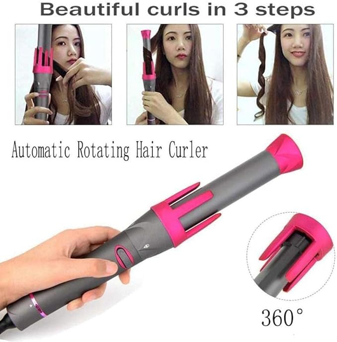 Portable 3 in 1 Ceramic Tourmaline Curling Iron for Curly Hair