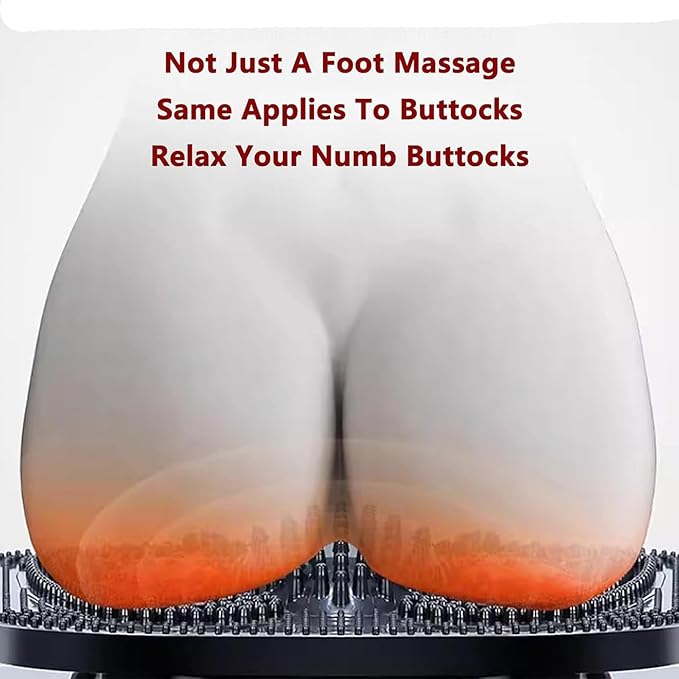 Electric Shiatsu Foot Massager Blood Circulative Massager with 4 Deep Sea Magnets Assist Infinitely Adjustable Speed and Timed Stimulate Acupoints Relaxing Body for Home