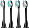 8Pcs Replacement Brush HeadsCompatibility for DiamondClean HX3/HX6/HX9 Series Electric Toothbrush HX6064(4Pcs Black)