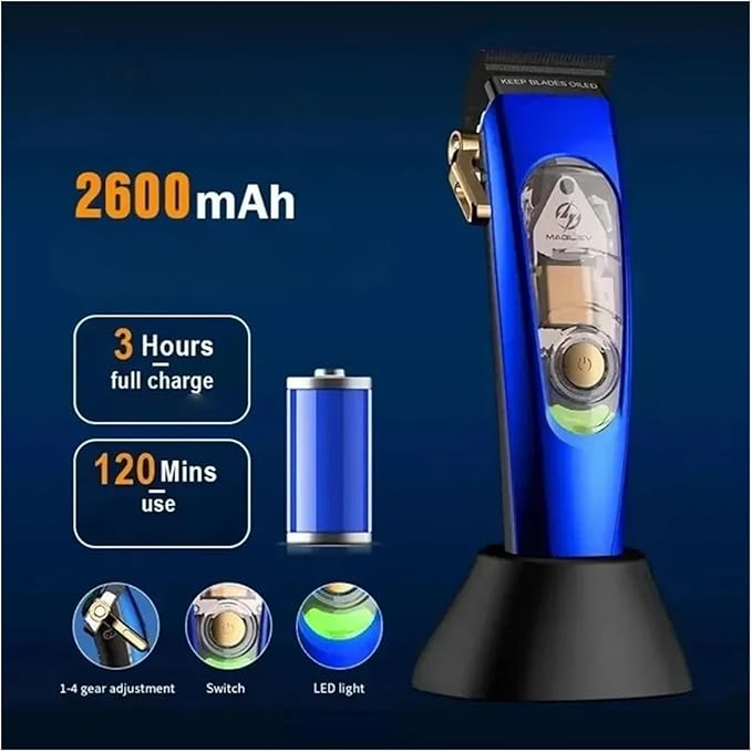Compatible With WMARK NG-9004 Cordless Hair Clipper for Men - 10000RPM MAGLEV Motor Rechargeable Edgers Clippers with Charging Base