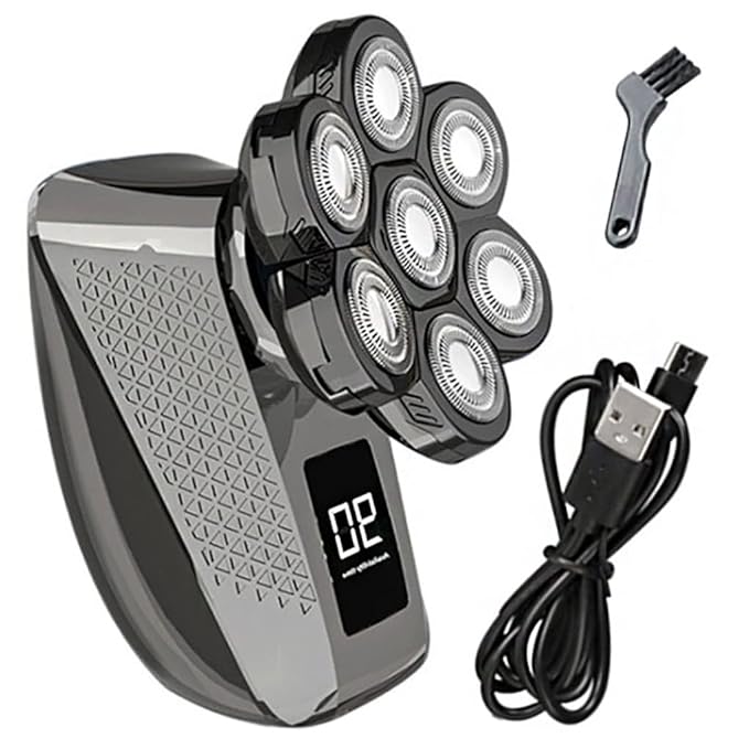 Electric Razor for Men LCD 7 Blade Shaver Rechargeable Beard Shaved Electric Shaver Men Body Hair Trimmer Electric Shaver