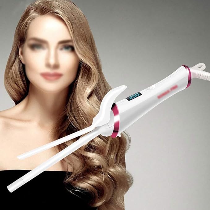 Professional Curling Iron Ceramic Curling Wand Roller Beauty Styling Tools with LCD Display 9mm Hair Curler