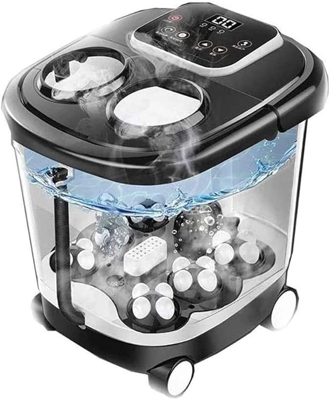 Foot Bath Massager Foot Spa Bath Massager with Heat Digital Temperature Control 6 Massage Rollers Suitable for Feet Stress Relief Foot Soaker
