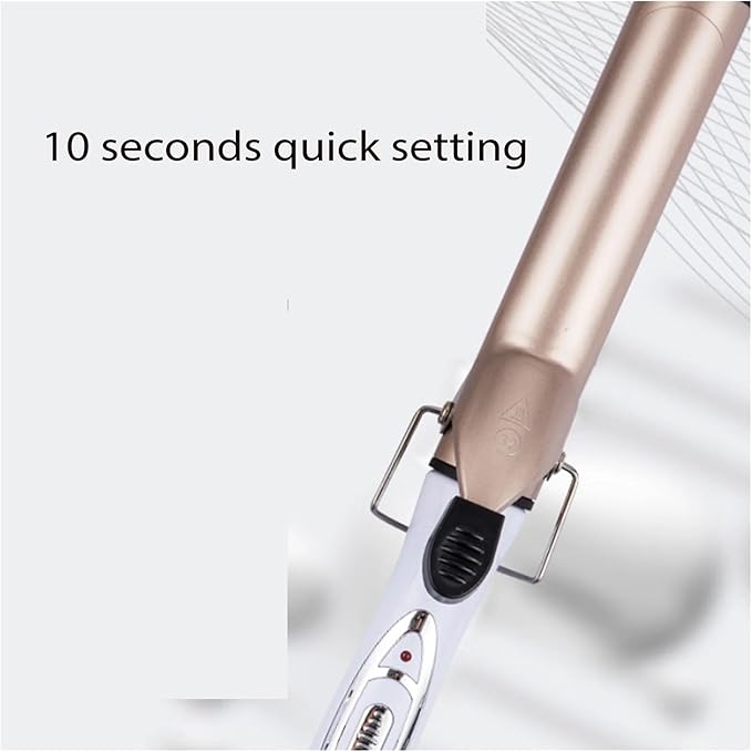 Professional 32/25MM Large Wave Curling Iron - Quick 10 Seconds Heat-Up Electric Curling Iron for Gorgeous Curls(25MM)