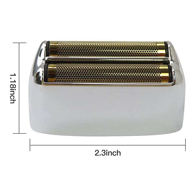 2-Pack Replacement Foil and Cutters Compatible for BaBylisPRO Double Foil Shaver Replacement Foil Compatible for BaBylisPRO FXFS2 Shaver - Silver