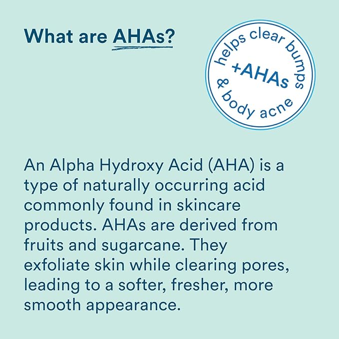 Aluminum Free Deodorant &amp Body Spray for Whole Body Bundle - Waves Scent - Clean Deodorant for Teen Boys and Girls - With AHA For Body Acne