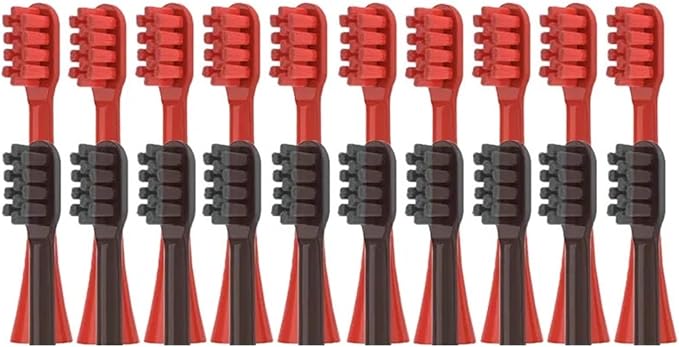 Replacement Toothbrush HeadCompatible for SEAGO S2/S5/S10/SK2/SG972/S2X/SG851(Gray)