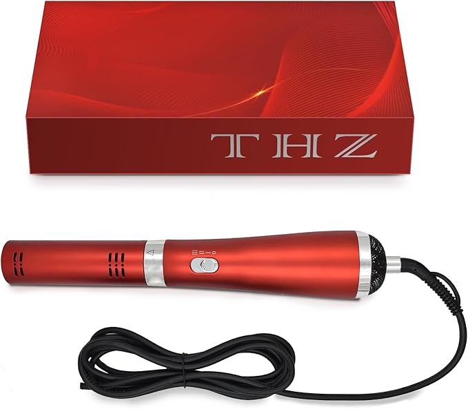 Generic Terahertz (THZ) Therapy Instrument Terahertz Blower Device Temp Adjustable Therapy Wand Promote Cells Regeneration and Relax Muscle for Improve Sleep Eliminate Fatigue Red