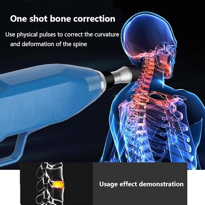 Electric Spinal Massager8 Interchangeable Massage HeadsFor Deep Tissue Back MassageFive Frequencies30 Adjustable LevelsMaximum Strength 1500 NAdjust Spinal Muscle RelaxationSilver