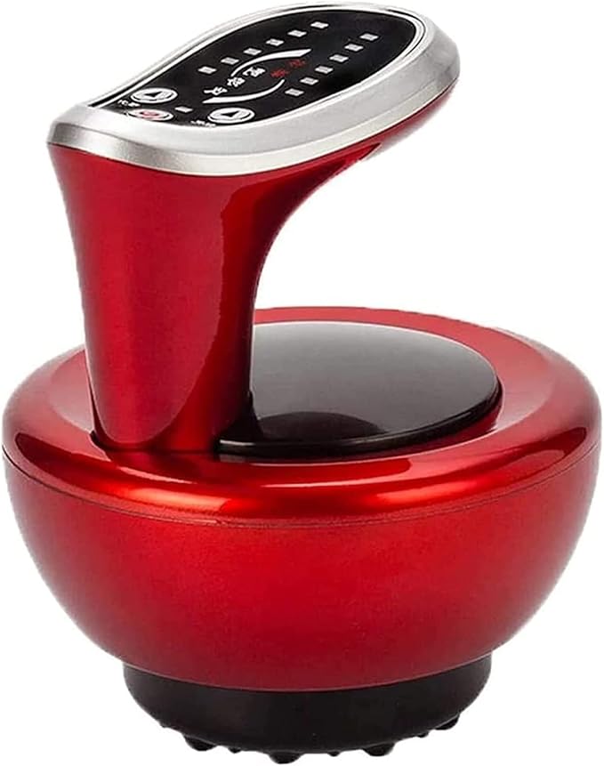 LIPPSY Electric Scraping Massager Rechargeable 6-Speed Adjustable Temperature Thermal Pressure Magnetic Wave Massager Slimming Meridian Dredging
