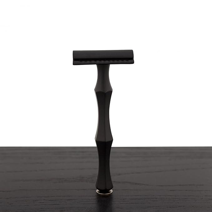 West Coast Shaving Midnight Collection Razor 47B Black Stainless Steel (WCS Exclusive Closed Comb (Lithe))
