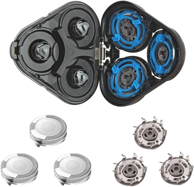 Replacement Complete Head Assembly for Philips Norelco Mens Cordless Wet Dry Electric Shaver SH50 5000 6000 S6011 S6015 S6840 S6550 S6580