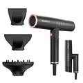Hair Dryer with Diffuser Surfit Blow Dryer Foldable Travel Hairdryer 110000 RPM Professional Ionic Hair Dryer for All Hair Types 1 Min Fast Drying Precision Styling No Heat Damage