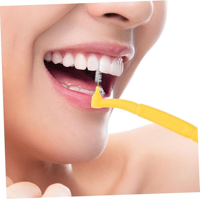 120pcs Interdental Toothbrush Compact Manual Cleaner for Oral Care for Easy to Use Prevent Decay Bad Breath