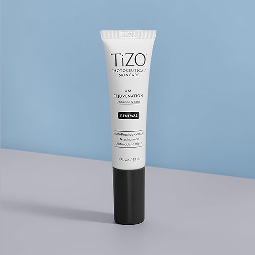 TiZO Photoceutical AM Rejuvenation | Repair with Peptides | Niacinamide | Powerful Antioxidants (Vitamins C &amp E) - 1 fluid Ounce (Pack of 1)