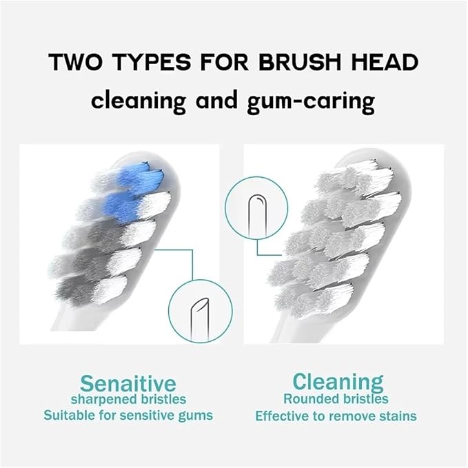 10PCS Toothbrushes HeadCompatible for T200 Deep Cleaning Toothbrush Nozzles